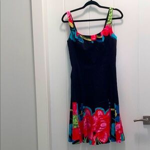 Nine West Black and Pink Dress